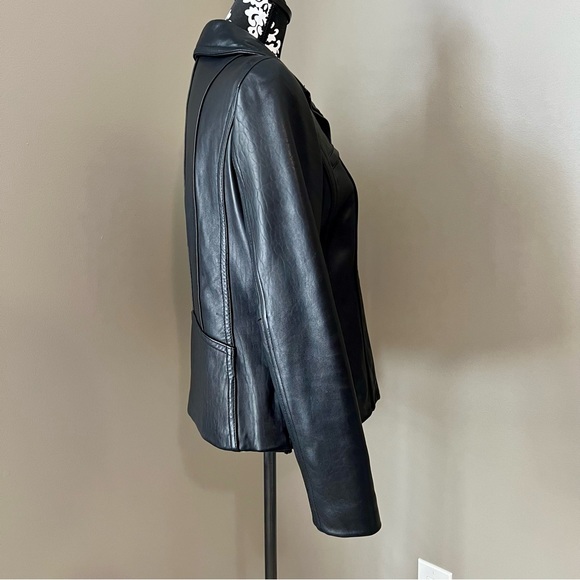 Avanti | Women’s 100% Leather Jacket/Coat, Full Zip, Lined, Black, M - Picture 4 of 14